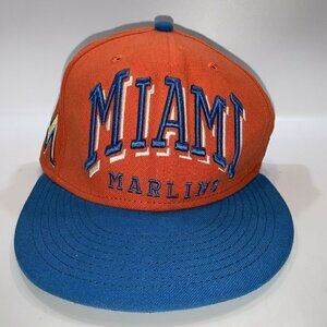 Miami Marlins MLB New Era 9Fifty Strapback Cap Hat